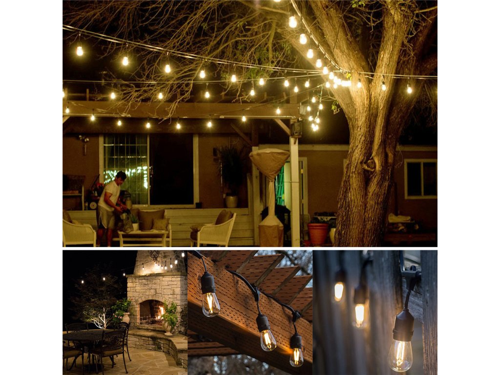 šarmantni vrtni vijenac - 20 žarulja